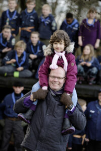 Henning, Emma og Terndrup Spejderne - Foto: Martin Dam Kristensen