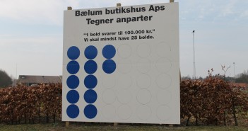 Blå bolde viser medvind til Bælum Butikshus